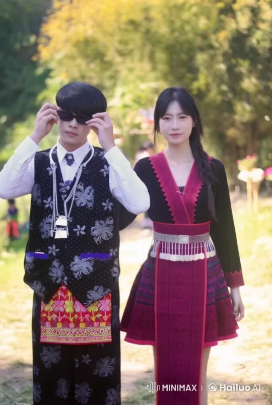 Traditional Attire Meets Muay Thai in Live2D Animation – AI Generated Video | Hailuo AI