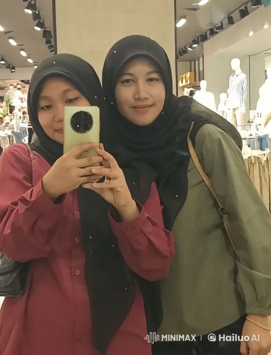 Women Practicing Kung Fu in Clothing Store Mirror – AI Generated Video | Hailuo AI