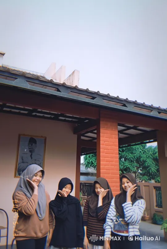 Live2D Animated Girls Practicing Kungfu in Front of a House – AI Generated Video | Hailuo AI