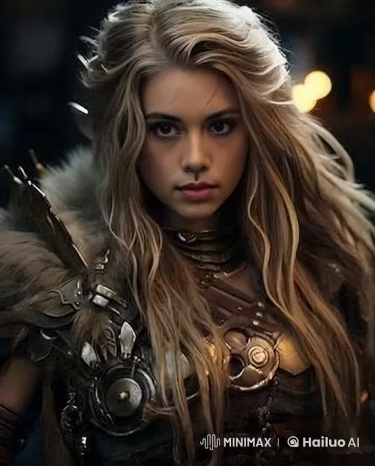 Warrior in Elaborate Armor with Ambient Lighting – AI Generated Video | Hailuo AI