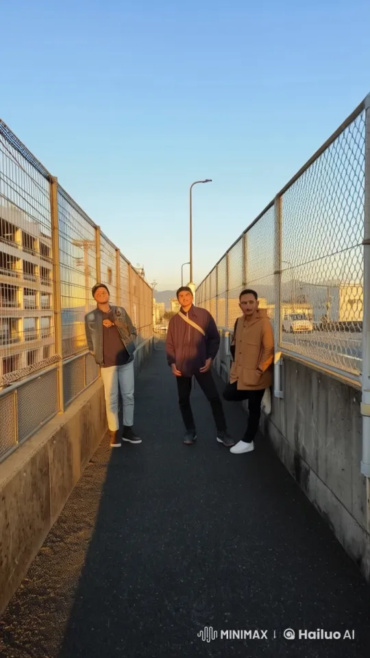 Live2D Animated Kung Fu Fight on Sunlit Walkway – AI Generated Video | Hailuo AI