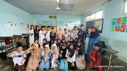 Traditional Attired Students' Animated Kungfu Battle in Classroom – AI Generated Video | Hailuo AI