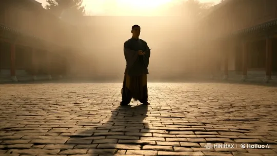 Dawn's Kungfu Master: Grace in the Mist – AI Generated Video | Hailuo AI