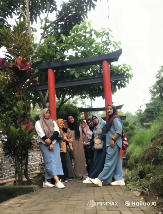 Hijab-Wearing Group Performs Kungfu in Serene Japanese Garden – AI Generated Video | Hailuo AI