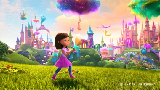 Imaginative Girl Paints Dreamscape, Outsmarts Storm – AI Generated Video | Hailuo AI