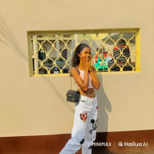 Young Woman Sings and Dances Cheerfully in Colorful Outfit – AI Generated Video | Hailuo AI
