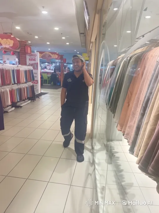Mall Security Guard Performs Kungfu Kick Animation – AI Generated Video | Hailuo AI