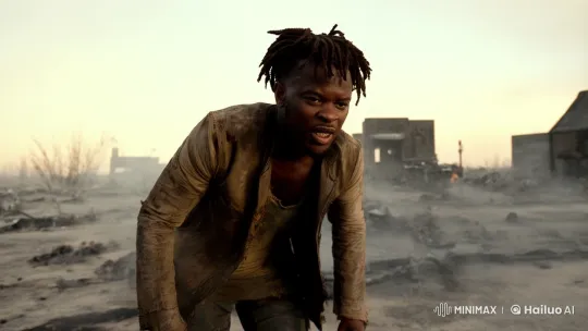 Resilient Wanderer in a Desolate Post-Apocalyptic World – AI Generated Video | Hailuo AI
