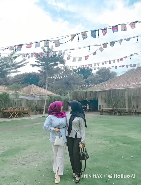 Two Women Perform Synchronized Kung Fu in Festive Setting – AI Generated Video | Hailuo AI