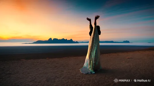 Surreal Dance of Isolation and Dawn – AI Generated Video | Hailuo AI