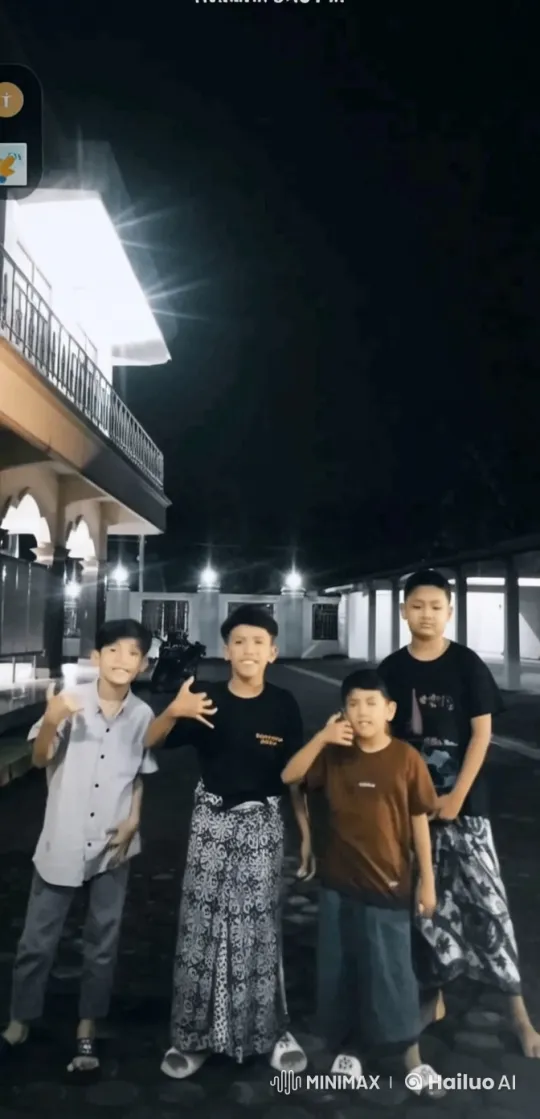 Live2D Animated Nighttime Kungfu Performance – AI Generated Video | Hailuo AI