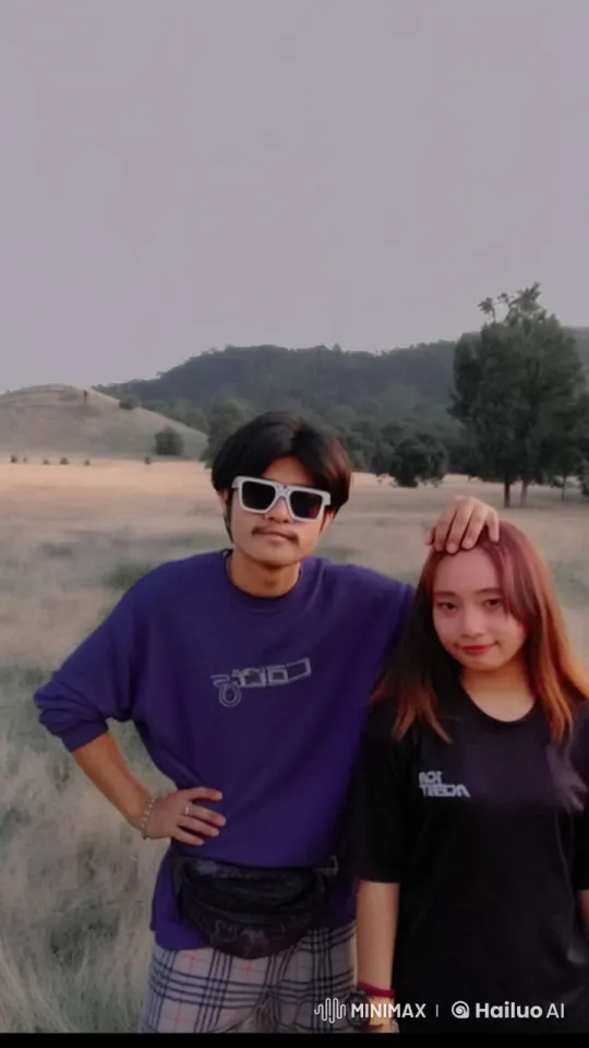 Live2D Kungfu Fight in Scenic Grassland – AI Generated Video | Hailuo AI