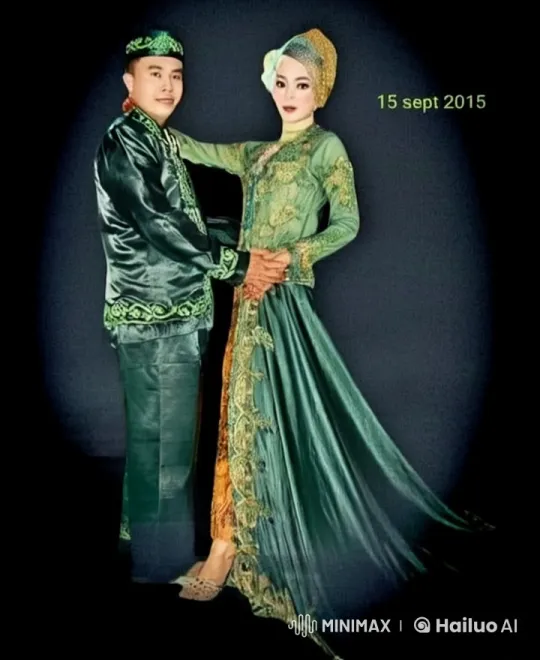 Traditional Green Attired Couple Engage in Energetic Live2D Kungfu Battle – AI Generated Video | Hailuo AI