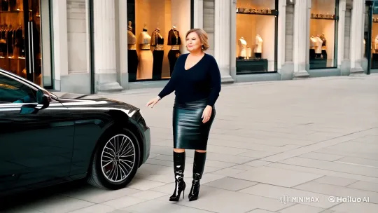 Elegant Housewife in Upscale Setting - Aesthetic Tracking Shot – AI Generated Video | Hailuo AI