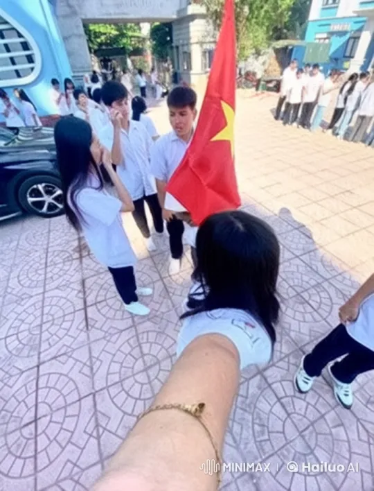 Live2D Martial Arts Drama in Vibrant School Setting – AI Generated Video | Hailuo AI