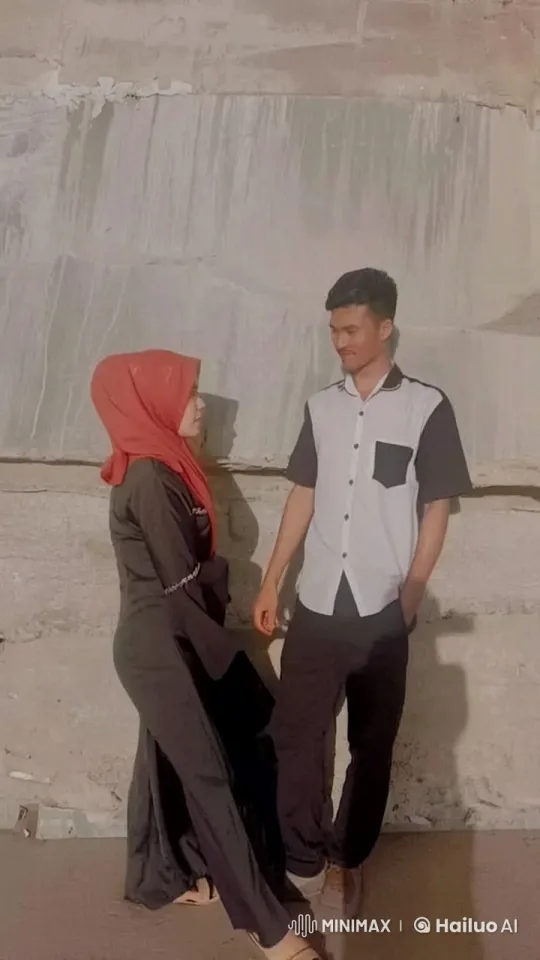 Live2D Animated Kungfu Fight Scene with Red Hijab – AI Generated Video | Hailuo AI