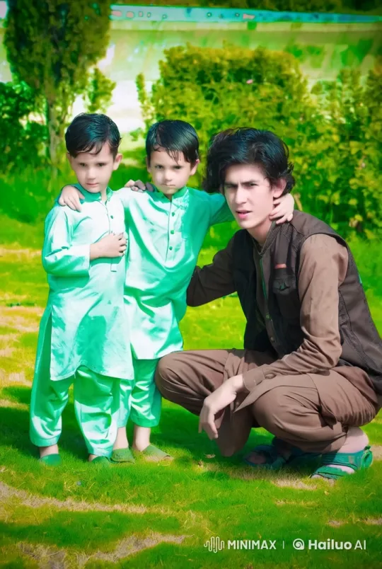 Boys Practice Kungfu in Serene Garden – AI Generated Video | Hailuo AI