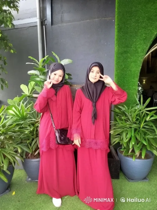 Vibrant Live2D Animation: Two Women in Red Dresses Perform Kung Fu – AI Generated Video | Hailuo AI