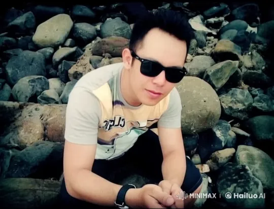 Young Man Bonds with Companion Tiger on Rocky Terrain – AI Generated Video | Hailuo AI