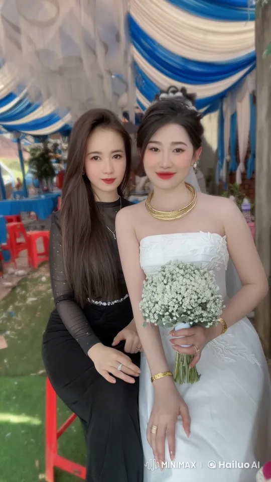 Dynamic Martial Arts Battle in Wedding Dress vs. Black Gown – AI Generated Video | Hailuo AI