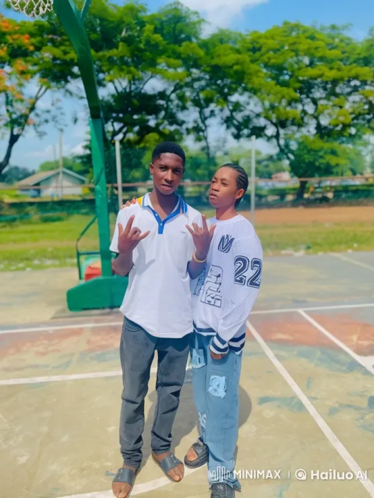 Young Men Display Martial Arts Skills on Basketball Court – AI Generated Video | Hailuo AI