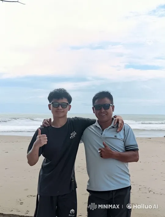 Kung Fu Practitioners Displaying Graceful Combat on Beach – AI Generated Video | Hailuo AI
