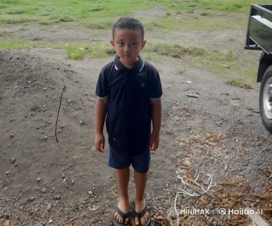 Boy Transforms into Robot in Green Surroundings – AI Generated Video | Hailuo AI