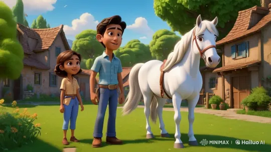 Ali and Chandni: A Live2D Tale of Friendship in a Picturesque Village – AI Generated Video | Hailuo AI