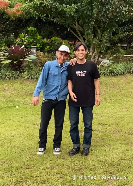 Live2D Animated Kung Fu Fight in Lush Garden – AI Generated Video | Hailuo AI