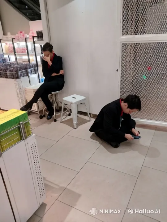 Live2D Martial Arts Sequence in Modern Store Setting – AI Generated Video | Hailuo AI