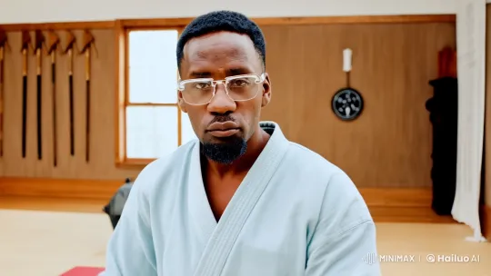 Martial Artist in Traditional Dojo: Precision and Power – AI Generated Video | Hailuo AI