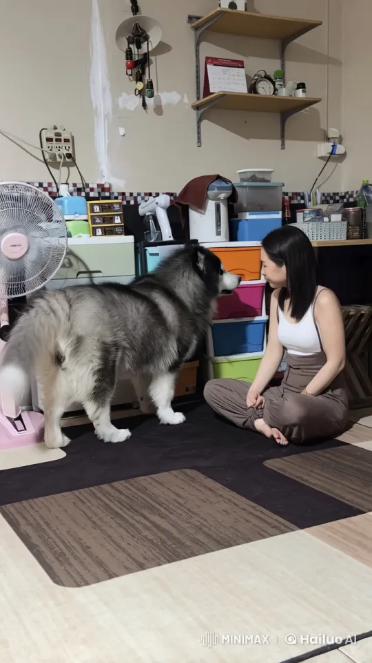 Woman and Dog Engage in Kung Fu Battle in Live2D Animation – AI Generated Video | Hailuo AI