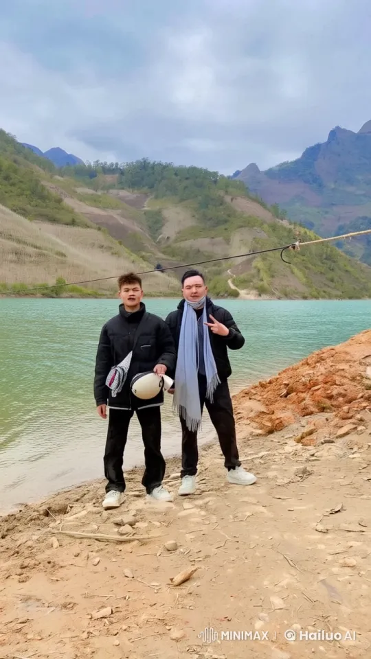 Live2D Martial Arts Display by Lake with Mountain Backdrop – AI Generated Video | Hailuo AI