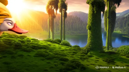 Ornilion: The Majestic Guardian of Enchanted Kingdom – AI Generated Video | Hailuo AI