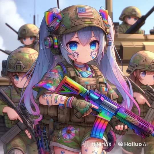 Anime Soldiers in Futuristic Urban Warfare – AI Generated Video | Hailuo AI