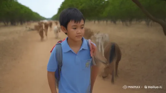 Experience Nature: Walking with Wild Animals – AI Generated Video | Hailuo AI