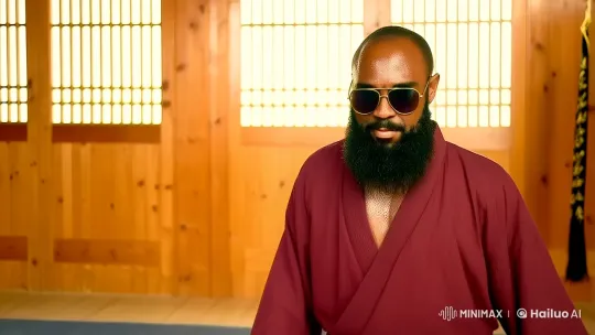 Martial Artist Demonstrates Graceful Kungfu Techniques – AI Generated Video | Hailuo AI