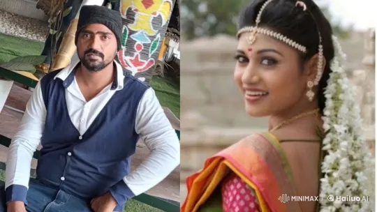 Traditional Wedding Scene with Intimate Kiss – AI Generated Video | Hailuo AI