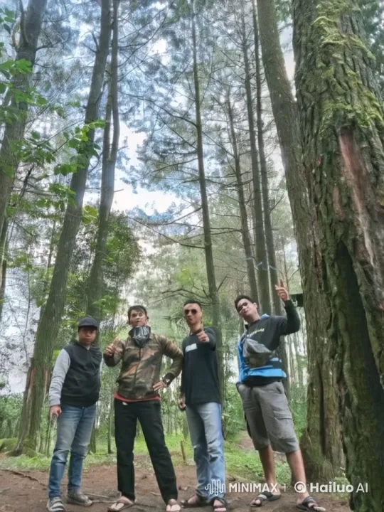 Four Friends Demonstrate Synchronized Kungfu in Forest – AI Generated Video | Hailuo AI