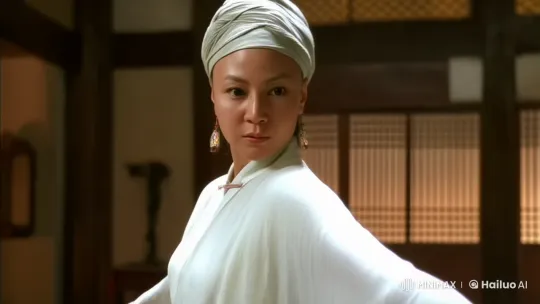 Determined Woman in Graceful Kung-Fu Combat – AI Generated Video | Hailuo AI