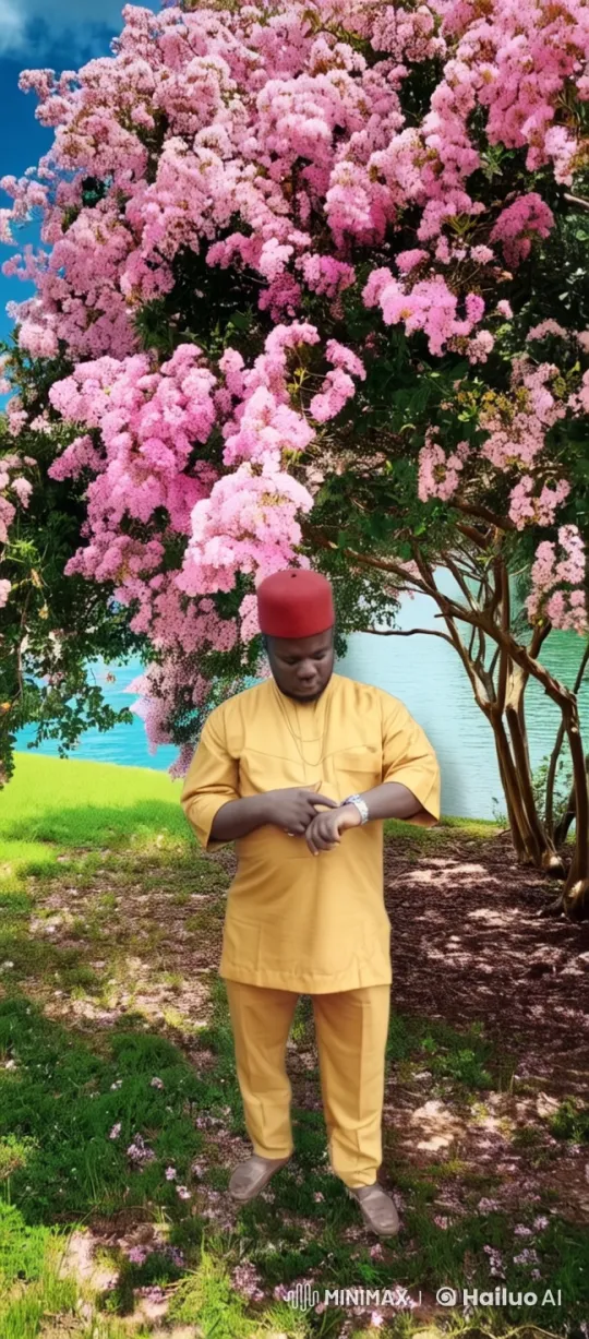 Traditional Martial Arts Performance in Animated Garden Setting – AI Generated Video | Hailuo AI