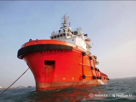 Ship Transforms into Giant Robot on the Sea – AI Generated Video | Hailuo AI