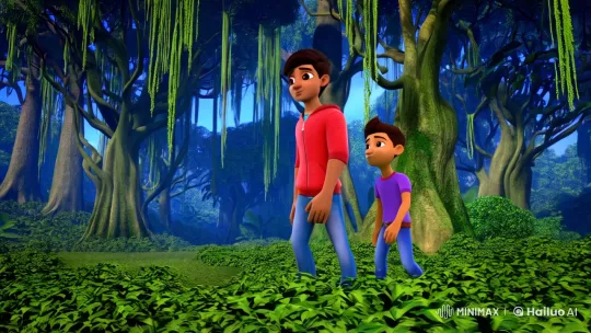 Friends Face Adventure in Mysterious Jungle – AI Generated Video | Hailuo AI