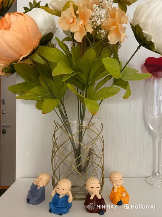 Joyful Buddhas in Serene Animated Garden – AI Generated Video | Hailuo AI