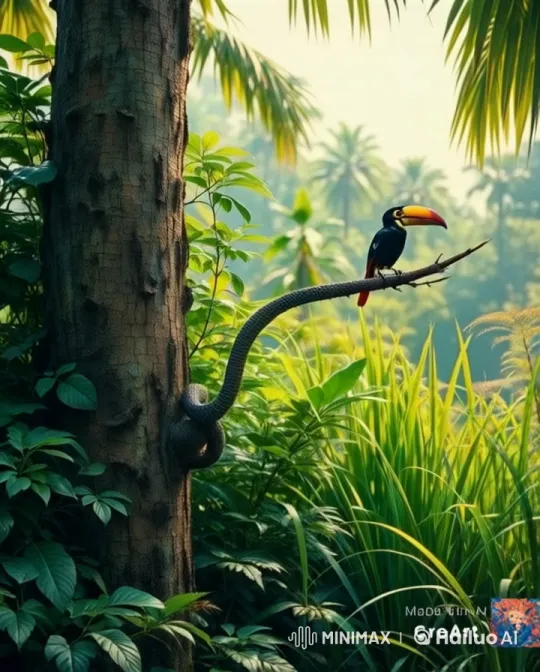 Tropical Forest Serenity: Live2D Animation – AI Generated Video | Hailuo AI