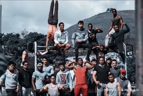 Men Perform Dynamic Kungfu Moves in Outdoor Setting – AI Generated Video | Hailuo AI