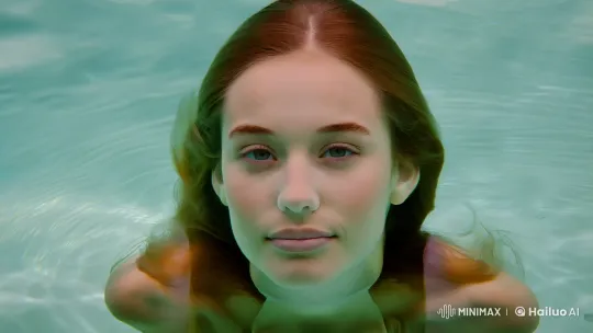 Serene Beauty in Tranquil Underwater Scene – AI Generated Video | Hailuo AI