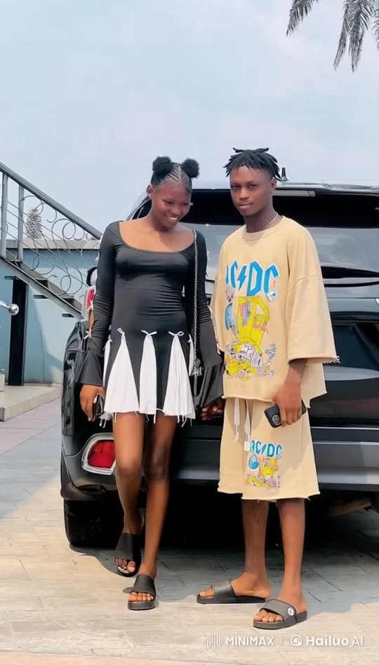 Young Couple Enjoying Leisure Time by a Car – AI Generated Video | Hailuo AI