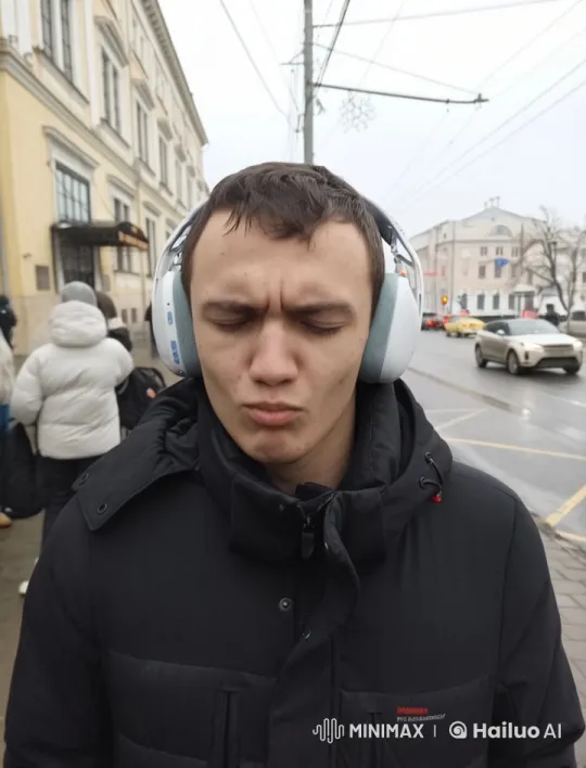 Boy Lifts Bus, Smokes, Meets Bezrukov in Dramatic Scene – AI Generated Video | Hailuo AI