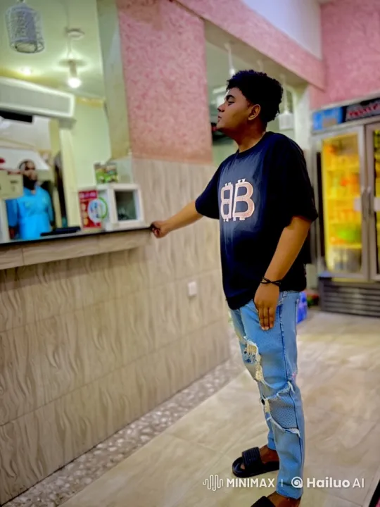 Young Man Dances Subtly in Shop to Unseen Rhythm – AI Generated Video | Hailuo AI